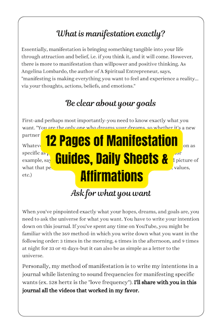 Daily Manifestation Journal